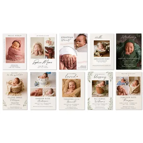 KEEPSAKE Collection - 12 Personalized RECTANGULAR Photo MagnetS