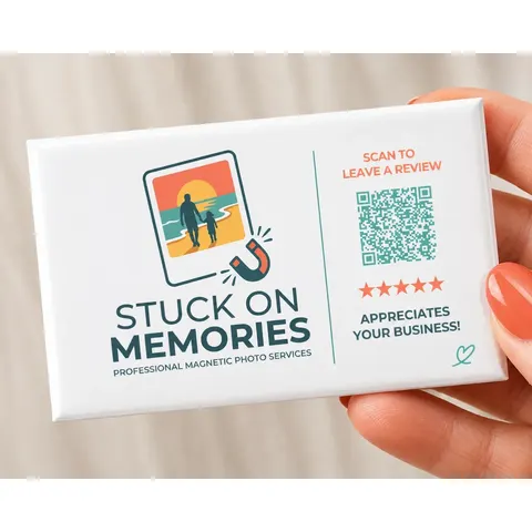 Single Memory - 1 Personalized RECTANGULAR Photo Magnet